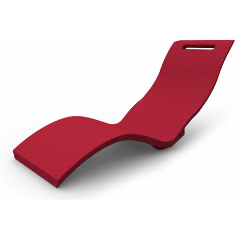 Lettino Chaise Longue da Esterno Giardino Seduta a Terra Arkema Serendipity Cherry