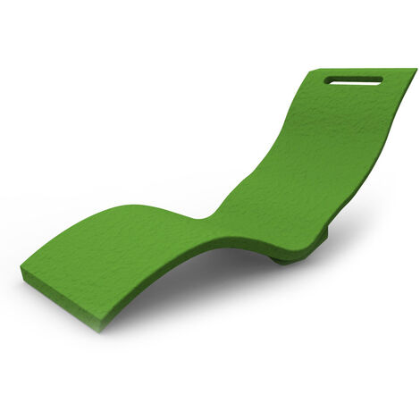 Lettino Chaise Longue da Esterno Giardino Seduta a Terra Arkema Serendipity Verde Chiaro