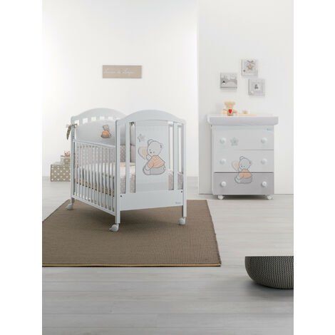 Lenzuola culla Chicco 09 0722910990 FOREVER Set 2 Pezzi Grey sheep Gre