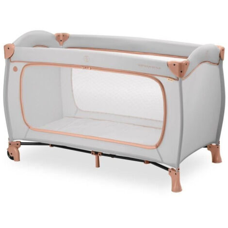 Lettino da viaggio - HAUCK - SLEEP N PLAY GO PLUS - 60 x 120 cm - Dalla nascita - Pieghevole - Ruote - Dusty Cork