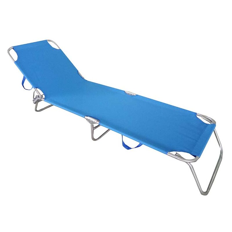 Gardenia Lettino Da Mare, 185x55xh.24 Cm, Blu