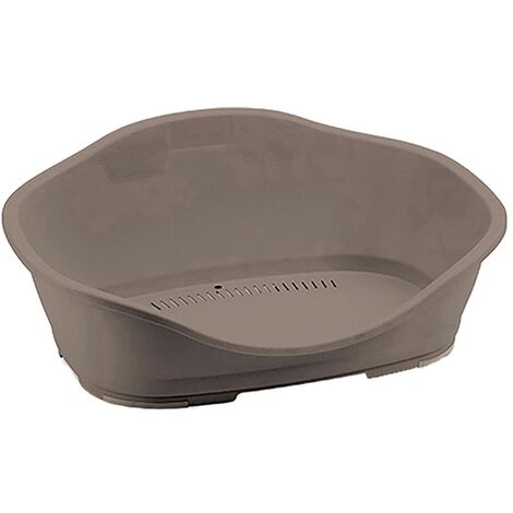 LETTINO PER ANIMALI 'SLEEPER' cm 80,5 x 55 x h 32 tortora chiaro STEFANPLAST