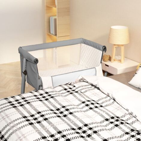 Sdraietta Elettrica Moni Axel 3 In 1: Culla, Dondolo E Altalena, Con Telecomando, Bluetooth, Melodie, Zanzariera, Grigio, 0-9 Kg - 3