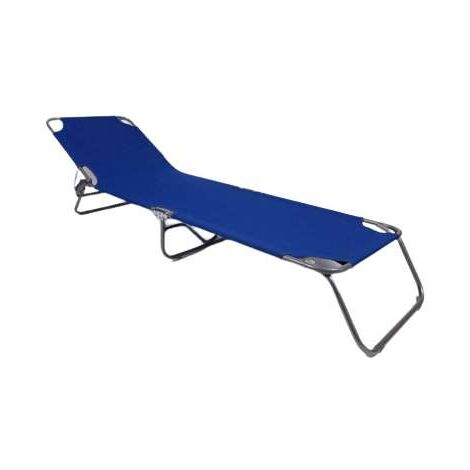 Lettino prendi sole richiudibile blu