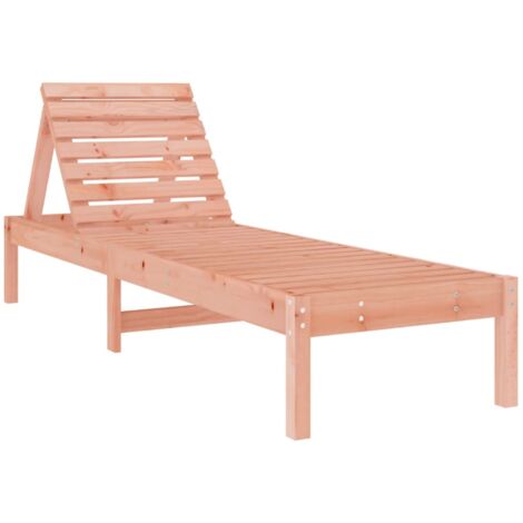 Lettino Prendisole 199,5x60x74 cm in Legno Massello di Douglas vidaXL