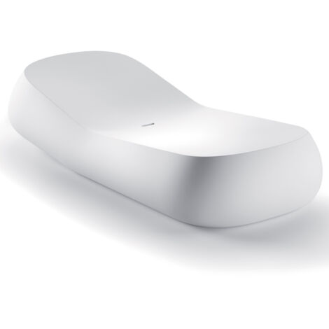 Lettino prendisole con ruote piscina hotel giardino design Gumball L1