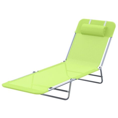 LETTINO PRENDISOLE PIEGHEVOLE 182 X 56 X 24.5 CM VERDE LIME