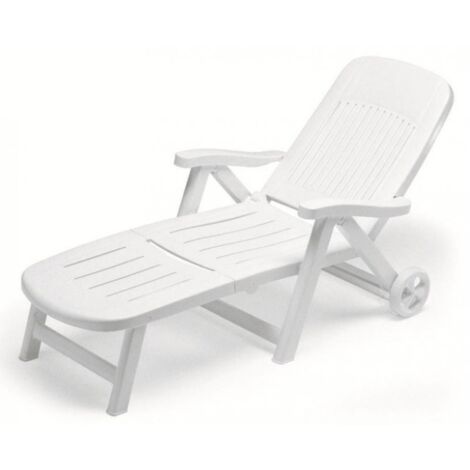 Lettino Resina California Bianco 1257 Scab