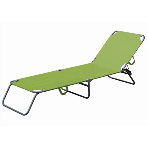 Lettino sand in ferro fdm silver diam. 22 cm verde
