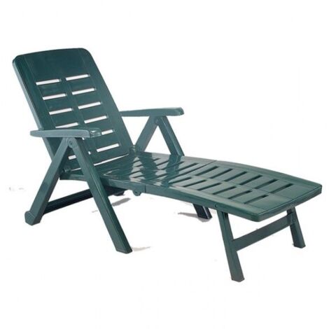 IPAE PROGARDEN SPA LETTINO VERDE CON RUOTE CM 72X130 E H 96