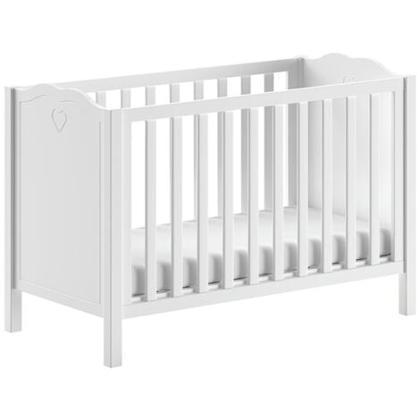 Lettino Vipack Amori 60x120 Bianco