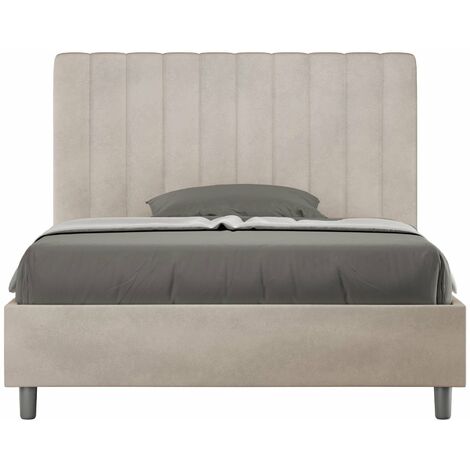 Letto 1 Piazza e Mezzo 120x190 cm con Rete Agueda Sabbia