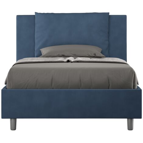 Letto 1 Piazza e Mezzo 120x190 cm con Rete Antea Blu