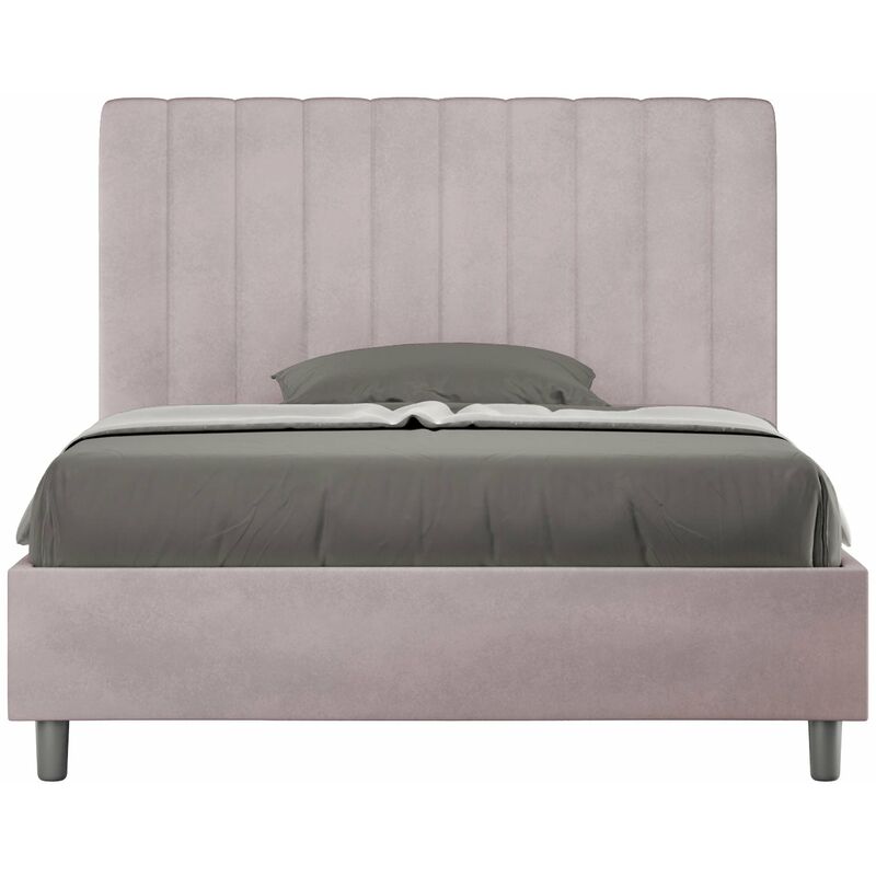 Giordanoshop Letto 1 Piazza E Mezzo 120x210 Cm Con Rete Agueda Glicine