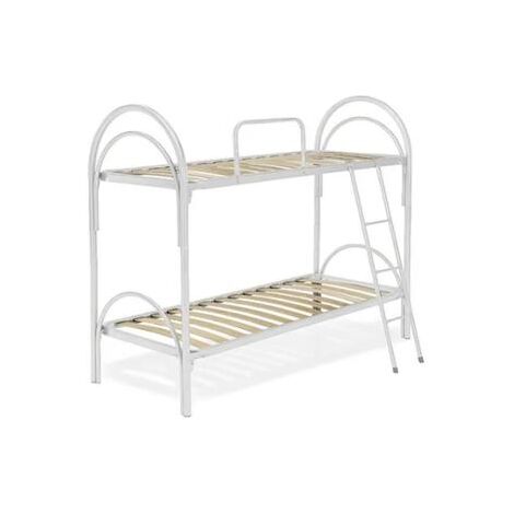 LETTO A CASTELLO 80X200XH164CM BIANCO CON RETI A D