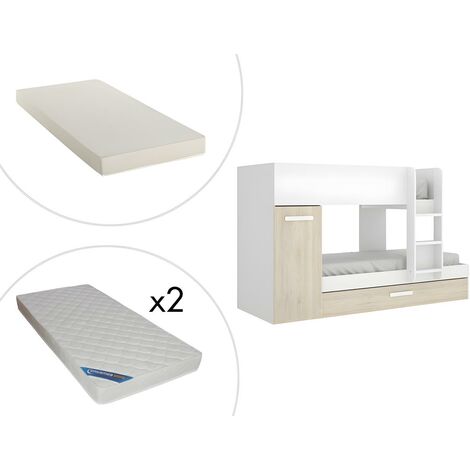 Letto rete supplementare pieghevole ADONIS 90 x 190 Metallo