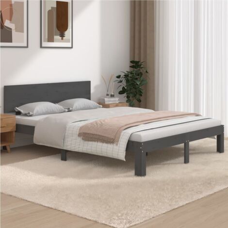 Letto Matrimoniale Moderno Struttura Letto Giroletto Futon Giapponese in  Legno Massello Acacia 120x200 cm ITD27546