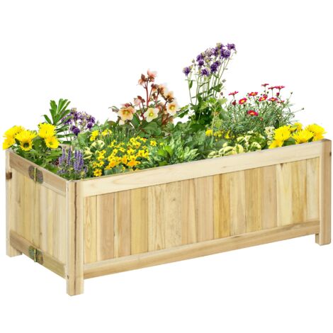Letto alto pieghevole, in legno massello, resistente agli agenti atmosferici, 70 cm x 30 cm x 25 cm, colore naturale.