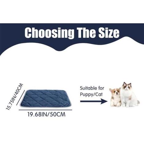 Letto autoriscaldante per animali domestici 40 x 50 cm, letto autoriscaldante per animali domestici, coperta autoriscaldante per cani