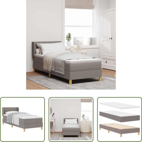 Letto box spring -  Letto a Molle&lt / strong&gt Talpa 80 x 200 cm Tessuto