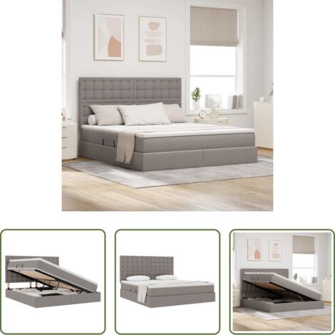 Letto con meccanismo idraulico -  Letto con contenitore e materasso Talpa 160 x 200 cm Poliestere