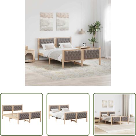 Letto in legno massello -  Struttura del letto Talpa 140 x 190 cm Pino massello