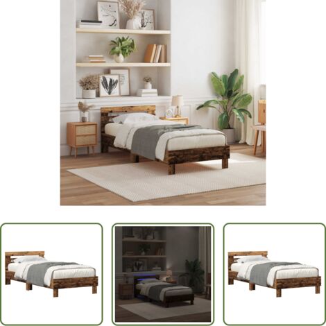 Letto in legno -  Struttura del letto Legno vecchio 75 x 190 cm Legno multistrato