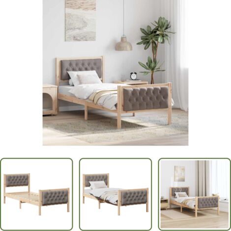 Letto in legno -  Struttura del letto Talpa 75 x 190 cm Pino massello