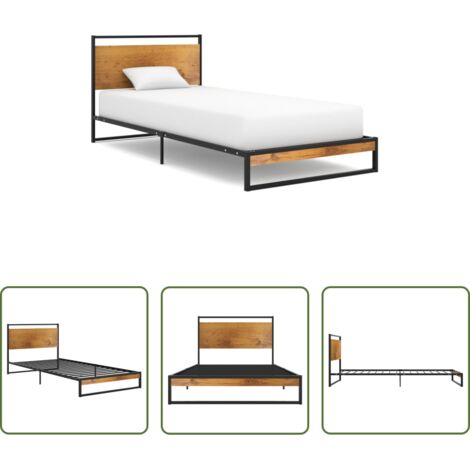 Letto in metallo -  Giroletto in Metallo 100x200 cm