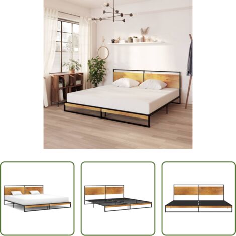 Letto in metallo -  Giroletto in Metallo 200x200 cm