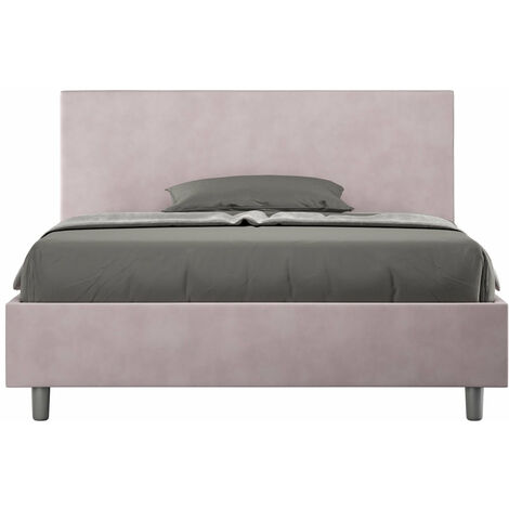 Letto Matrimoniale 160x190 cm con Rete Adele Glicine