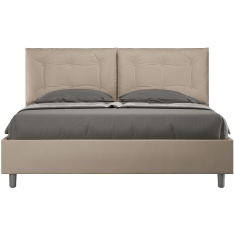Letto Matrimoniale 160x190 cm con Rete Annalisa Tortora