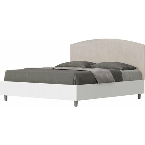 Letto Matrimoniale 160x190 cm con Rete Antilia Sabbia