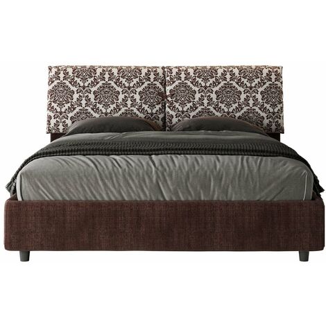 Letto Matrimoniale 160x190 cm con Rete e Contenitore Mados Giada 4 Agata 4