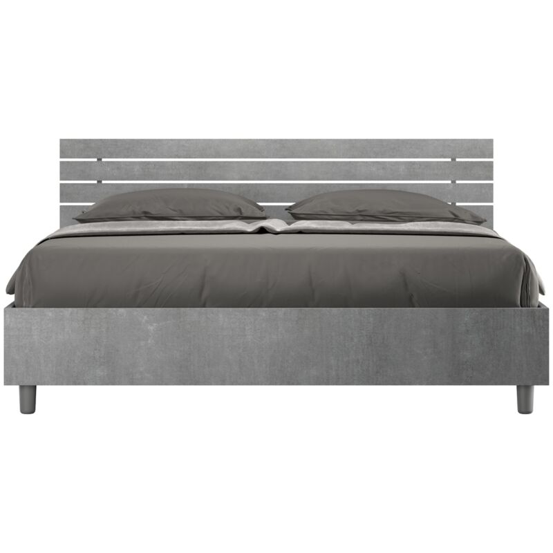 Giordanoshop Letto Matrimoniale 160x190 Cm Con Rete Testata Doghe I...