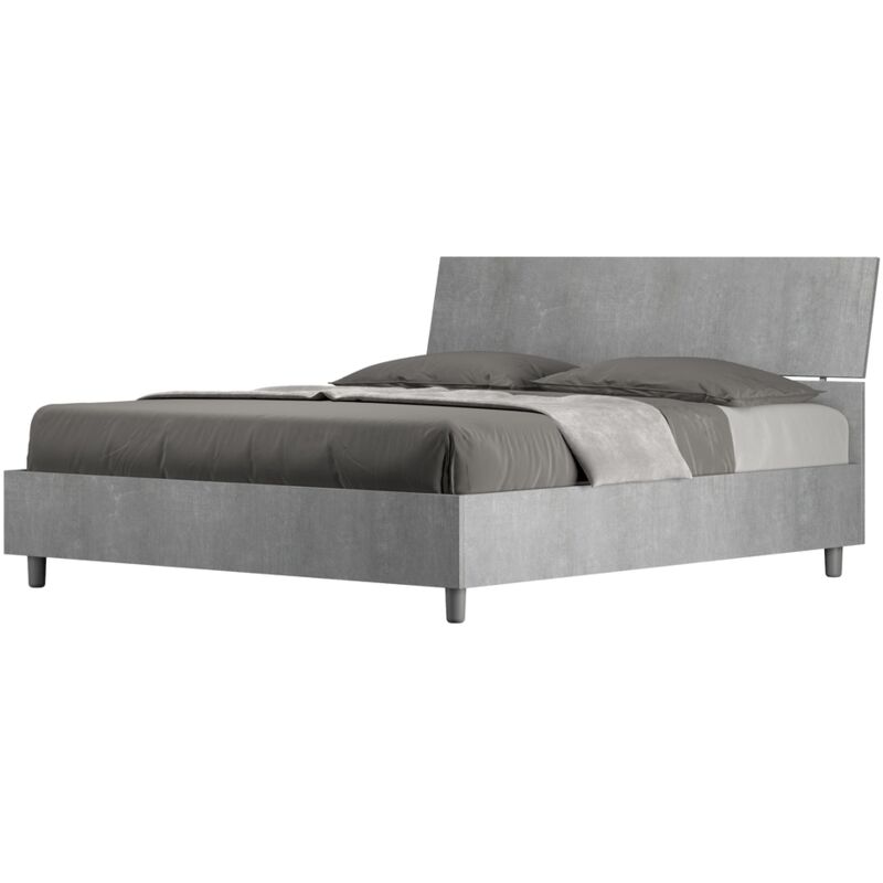 Giordanoshop Letto Matrimoniale 160x190 Cm Con Rete Testata Inclina...