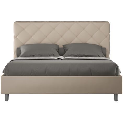 Letto Matrimoniale 160x190 cm con Rete Priya Tortora
