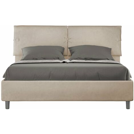 Letto Matrimoniale 160x190 cm con Rete Sleeper Sabbia