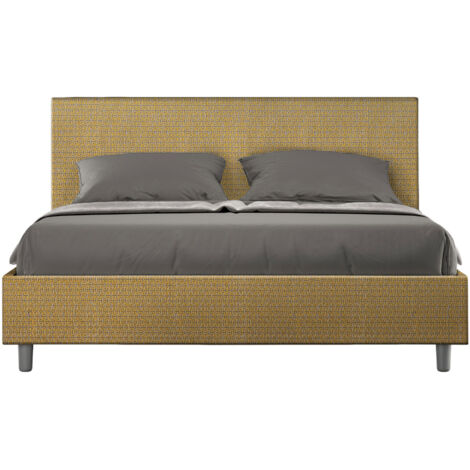 Letto Matrimoniale 160x190 cm Senza Rete Adele Labirinto 06 Giallo