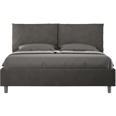 Letto Matrimoniale 160x190 cm Senza Rete Antea Grigio