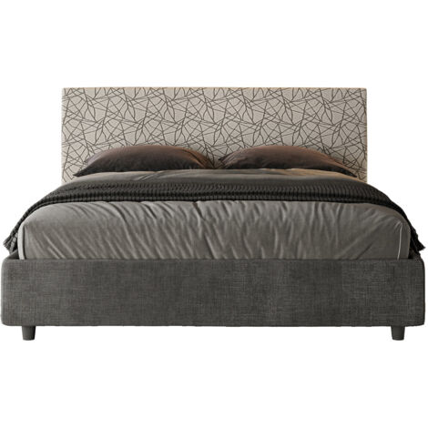 Letto Matrimoniale 160x190 cm Senza Rete Arla Norris 25 Era 02