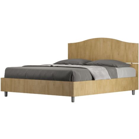 Letto Matrimoniale 160x190 cm Senza Rete Dores Quercia