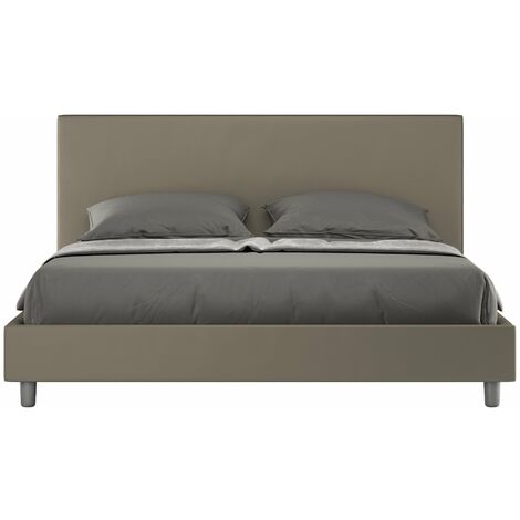 Letto Matrimoniale 160x190 cm Senza Rete Naspy Cappuccino