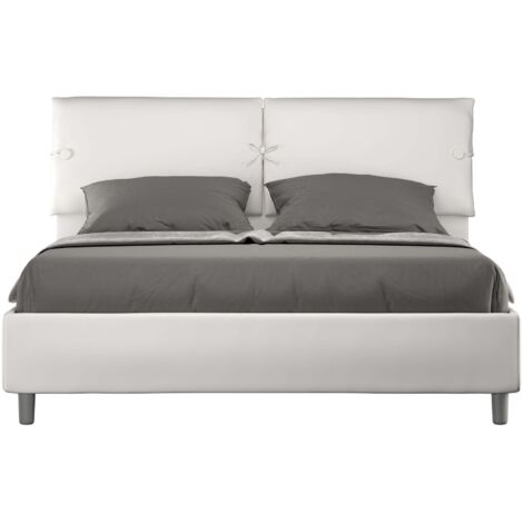 Letto Matrimoniale 160x190 cm Senza Rete Sleeper Bianco