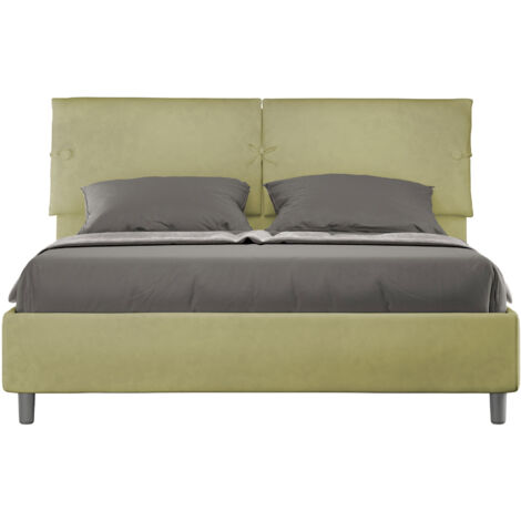 Letto Matrimoniale 160x190 cm Senza Rete Sleeper Tè verde