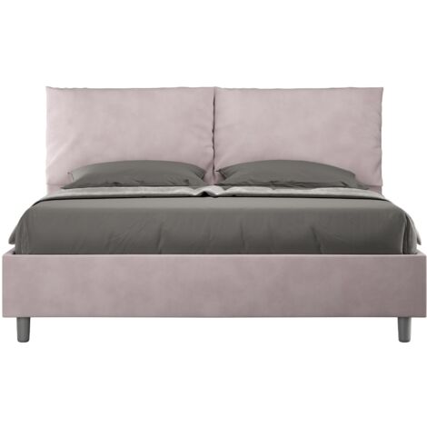 Letto Matrimoniale 160x200 cm con Rete Antea Glicine