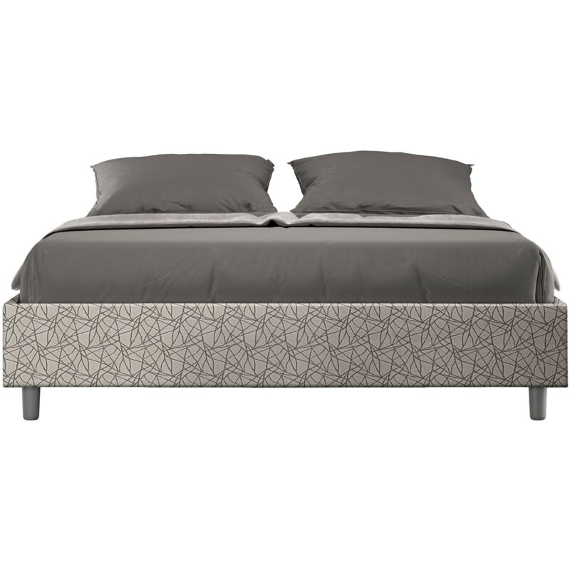 Letto Matrimoniale 160x200 Cm Con Rete E Contenitore Giroletto Con ...