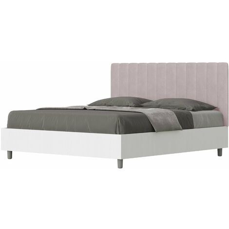 Letto Matrimoniale 160x200 cm con Rete Kaia Glicine