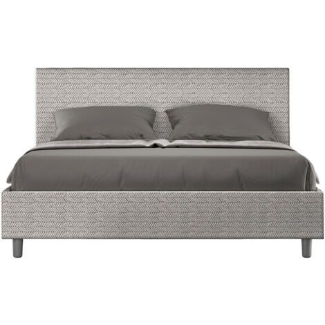 Letto Matrimoniale 160x200 cm Senza Rete Adele Aragona 1 Bianco