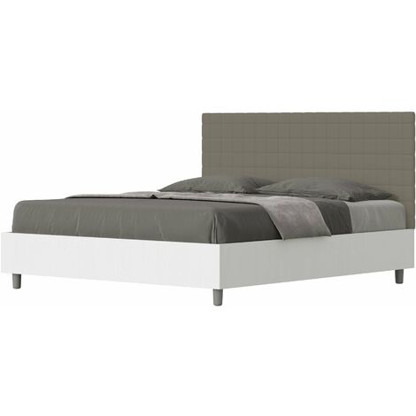 Letto Matrimoniale 160x200 cm Senza Rete Burmy Cappuccino